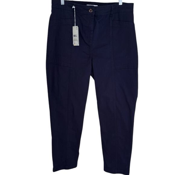 Boden Womens Pants Size 10 Navy Blue “British Style” Straight NWT - Picture 1 of 8